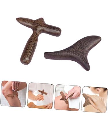 Adocarn Handmade Foot Massage Tools - 2-Piece Jade & Wooden Devices for Acupuncture & Muscle Relief - Buy Online on GoSupps.com