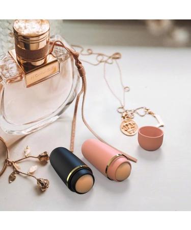 2PCS Oil Absorbing Roller Oil Absorbing Volcanic Face Roller Oil Roller for Face Oil Control Clean Mini Massage Portable - Buy Online on GoSupps.com