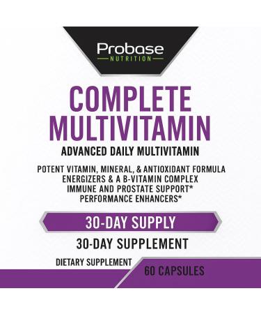 Probase Nutrition Complete Multivitamin 60 Capsules 30-Day Supply - Buy Online on GoSupps.com