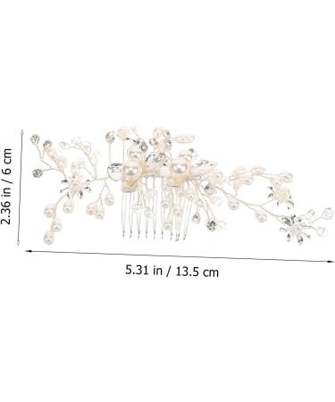 Housoutil Bridal Comb Flower Girl Hair Accessory Wedding Headpiece Girls Hair Accessory Crystal Hair Comb Hair Accessory for Girls Bridal Headdress Tiara Manual Alloy Hair Accessories Bride - Buy Online on GoSupps.com