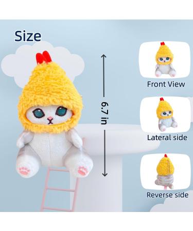 Fried Shrimp Cat Plush Doll - Soft Stuffed Animal for Fans' Birthday Gifts - Buy Online on GoSupps.com