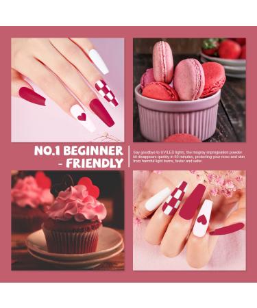 Mobray Dip Powder Nail Set - 6 Classic Colors Starter Kit for French Manicure DIY Salon Home Gifts - No Lamp Needed - Buy Online on GoSupps.com