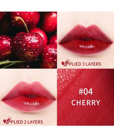 ZSSEMEI Cherry Lip Stain Tint Set - Long Lasting, Hydrating, Waterproof - Shimmery Natural Lip Gloss - Easy Application - Sexy Lip Color Makeup - Buy Online on GoSupps.com