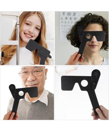 2pcs Eye Occluder Handheld for Ophthalmologists Orthoptists Eyesight Test Tool Eye Exam Tools black - Buy Online on GoSupps.com