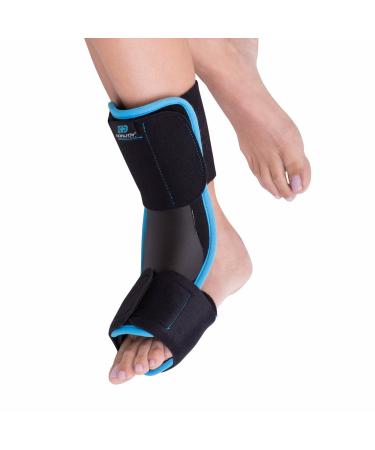 DonJoy Advantage DA161FB01-BLK-L/XL Plantar Fasciitis Night Splint Rigid Support for Maximum Stretch Pain Relief Achilles Tendonitis Lightweight