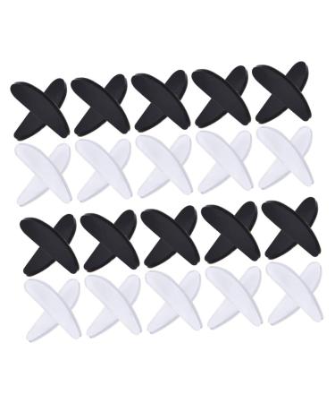 Pretyzoom 20 pairs of nose pads for silicone-nose pads. Glasses air cushions replaceable nose cushions replacement of the silicone nose pads clear glasses pads raise pebbles