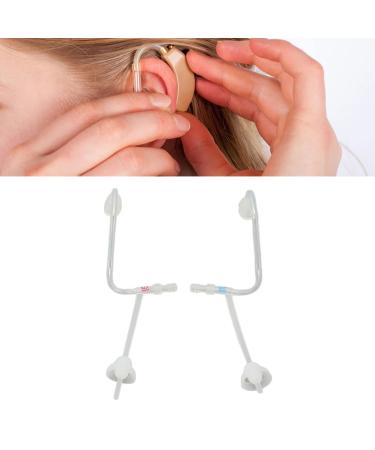 Sound hoses 1 pair of post-ear listener Sound hoses of Transparent Silicone-Slim and Slim Schallen Hose Hearing mud sound tub