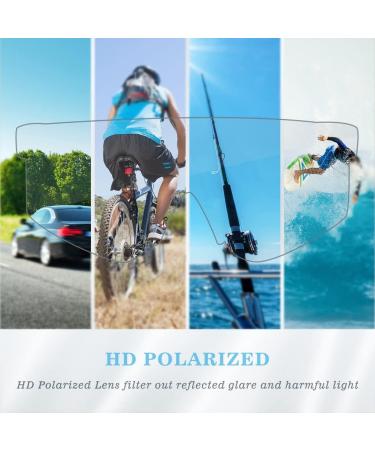 Polarized Sports Sunglasses | TR90 Frame for Men & Women | Ideal for Cycling, Running, Golf, Fishing - Buy Online on GoSupps.com
