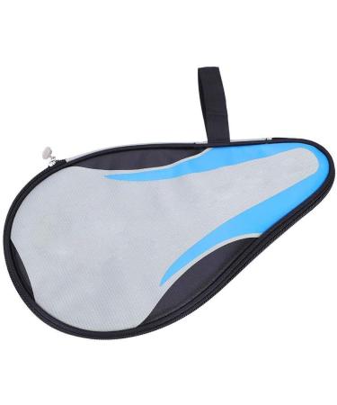 Alomejor Blue Ping Pong Paddle Case | Waterproof Oxford Table Tennis Bat Bag for Full Protection - Buy Online on GoSupps.com