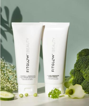Fitglow Beauty Cloud Ceramide Body Cream | Ultra-Hydrating Skin Restorer with Ceramides + Hyaluronic Acid | Replenishes Moisture Plumps & Firms | Lightweight Fast Absorbing | 200ml / 6.8oz - Buy Online on GoSupps.com