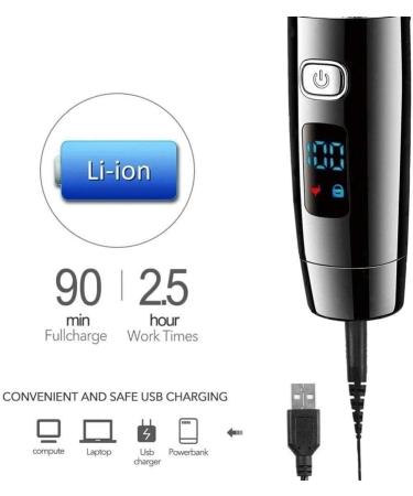 Buy Easy Hair Clipper | Professional Cordless Hair Clippers & Beard Trimmer - Waterproof Low Noise Wireless Charging - Buy Online on GoSupps.com
