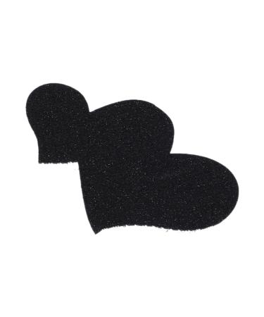 VOCOSTE Hair Pads Heart Shape Hair Pad Bangs Patch for Women Black