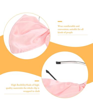 Minkissy Huge Bow Headband Candy Colored Hair Hoop Party Props Lovely Large Bowknot Hairband Party Props for Woman Girl(Pink) - Buy Online on GoSupps.com