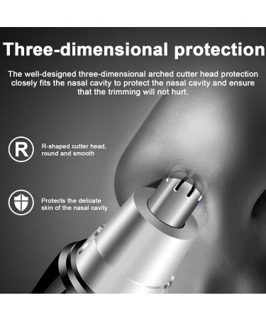 Painless Ear and Nose Hair Trimmer | Electric Nose Hair Shaver for Men & Women | Portable Battery-Operated Facial Hair Clippers - Buy Online on GoSupps.com