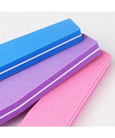 Desikixudy Professional Diamond Disposable Sponge Nail Buffer Sandpaper Nail File Buffer Polisher Block Nailfile Tools Acrylic - Buy Online on GoSupps.com