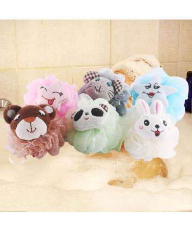 FRCOLOR 6pcs Exfoliating Mesh Pouf Scrubber - Best Bathing Sponge & Loofah for a Spa-Quality Shower Experience - International Shipping Available - Buy Online on GoSupps.com