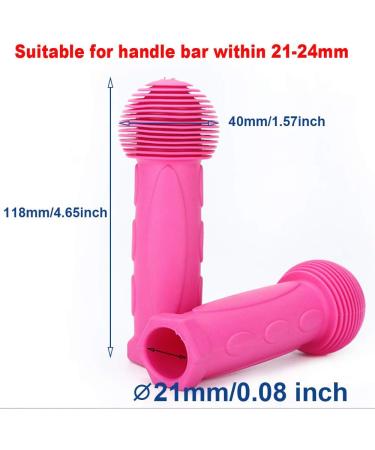 OTFAITP Scooter Grip Handlebar 1 Pair - Purple Bicycle Grip for Kids Scooters & Bikes - Buy Online on GoSupps.com