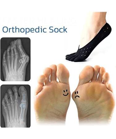 Orthoes Ballenzeh Socks - Anti-Bale Compression Socks for Joint Relief | 8 Pairs (Black & Skin Colors) - Five Finger Health Socks - Buy Online on GoSupps.com