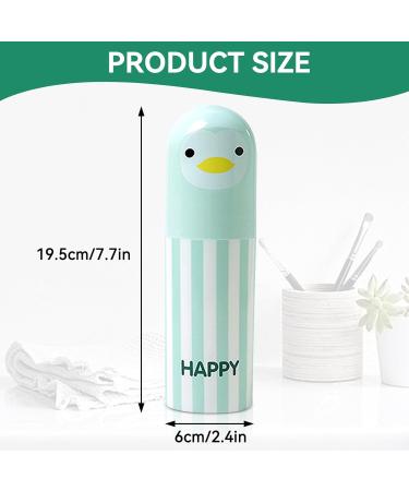 Travel Toothbrush Case | Cute Portable Holder for Camping School & Home - Reusable Green Toothbrush Cup - Buy Online on GoSupps.com