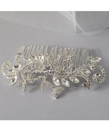 Beaupretty Hair Toppers Hair Combs Hair Side Combs Wedding Hair Comb Rhinestone Hair Comb Hair Comb Clips Bridal Hair Comb Rhinestone Hair Side Comb Zinc Alloy Bride Manual White Accessories - Buy Online on GoSupps.com