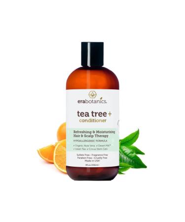Era Organics Advanced Tea Tree Conditioner for Men and Women - Balancing Sulfate Free Conditioner for Dry Scalp and Dry Hair Conditioner - Itchy Scalp Conditioner