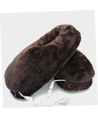 BiUdeco Heated Slippers for Women - Electric Foot Warmers Winter Comfort & Massage | Plush Footwear for Cold Weather - Buy Online on GoSupps.com