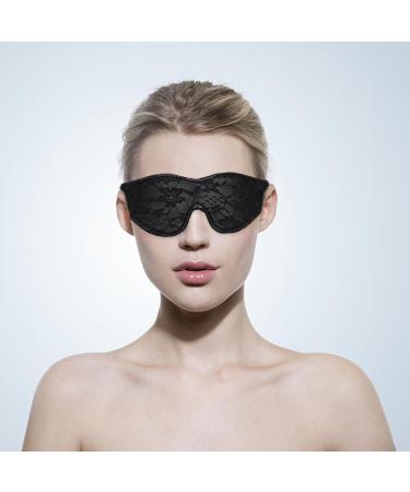 Women's Sexy Lace Masquerade Eye Mask for Ball Party Costume (Black) - Buy Online on GoSupps.com