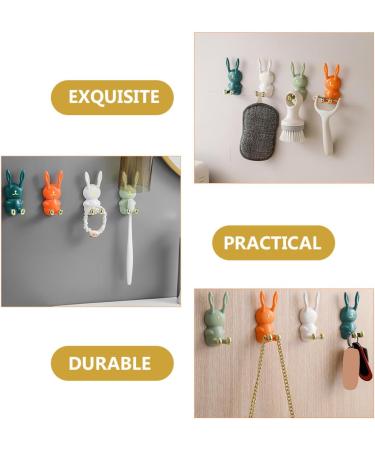 Alipis 20-Piece Cartoon Adhesive Hooks Set - Fun Wall Bracket for Toothbrushes Razors & Bathroom Storage | Durable & Easy to Install - Buy Online on GoSupps.com