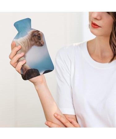 Fantasy Lamb Hot Water Bottle | Plush Cover Bed Warmer for Adults & Children | 26.5x15.3cm | International Shipping - Buy Online on GoSupps.com