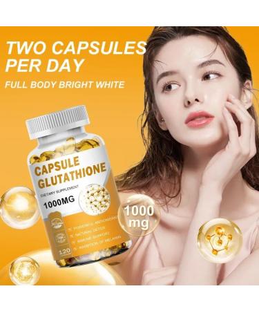 L-Glutathione Capsule Natural Antioxidant Anti-Aging Skin Whitening 120 Capsules - Buy Online on GoSupps.com