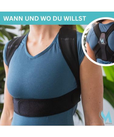 Martneck Back Straight Shoulder Belt - High-Up Correction by Orthopedic Surgeon for Men Women & Kids | Neck Shoulder & Back Support | Free App Included - Buy Online on GoSupps.com