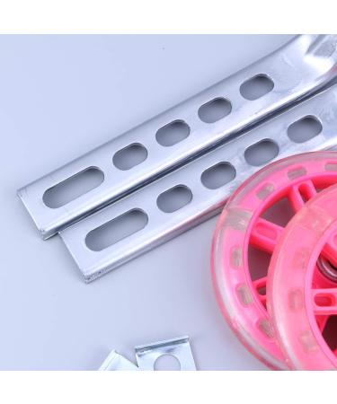BESPORTBLE Kids Bike Training Wheels - Mute Flash Auxiliary Wheel for Balance - Red/Pink - Buy Online on GoSupps.com