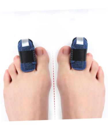 Cabilock Thumb Splints 3pcs - Toe Strap Retainer Holder for Pain Relief and Support - Finger Splint for Sprained Toe - Blue 11.5X2.5CM - Buy Online on GoSupps.com