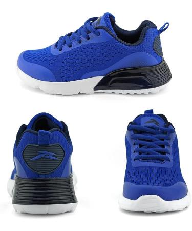 Kids Breathable Athletic Sneakers for Boys and Girls - Royal Blue/Navy Blue (Size 13 Little Kid) - Buy Online on GoSupps.com