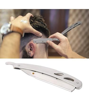 Men's Stainless Steel Shaver | Traditional Hairstyle Razor | Non-Slip & Comfortable Folding Design - Shop Now! - Buy Online on GoSupps.com
