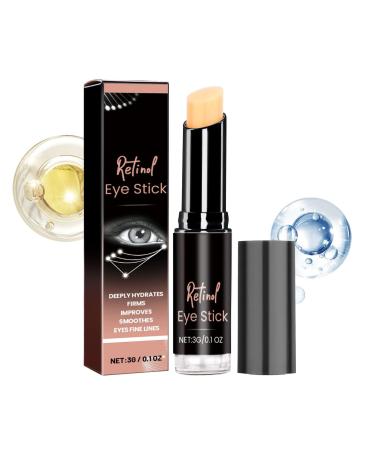 Retinol Eye Stick Retinol Eye Cream for Dark Circles and Puffiness Under Eye Cream Anti Aging Retinol Eye Balm Reduce Fine Lines and Dark Circles Visible Results in 3-4 Weeks