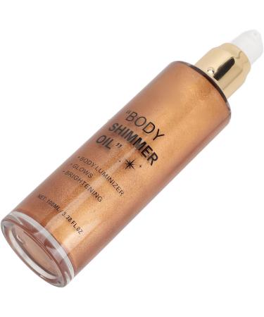 Face Body Luminizer Long Lasting 100ml Skin Moisturizing Body Highlighter Oil Lightweight Texture for Cheek Collarbone Shoulder (Golden Bronze) - Buy Online on GoSupps.com