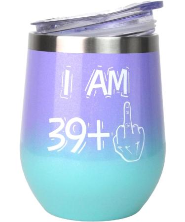 Shop Bokalaka 40th Birthday Gifts for Women | Stainless Steel 350ml Winegrowers | Unique Gradient Color Present - Buy Online on GoSupps.com