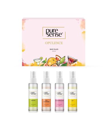 DJ Pure-Sense Bar-Tales Perfume Gift Set for Women (Mojito+ Old Fashioned + Cosmopolitan + LIIT) | Long Lasting Women's Perfume Combo Pack Travel Set (4x20ml) 80ml