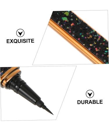 Mipcase Self Adhesive Mascara Black Eyeliner Pen Eyeshadow Pencil No Blooming Eyeliner Liquid Eyeliner Matte 1 count (Pack of 1) Colorful - Buy Online on GoSupps.com