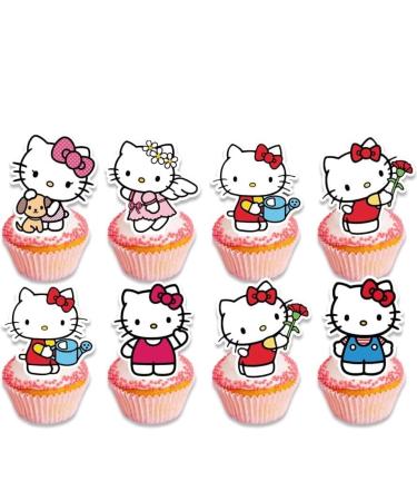 24 cake decorations 24 cupcake tops children's party decorations themed party decorations.