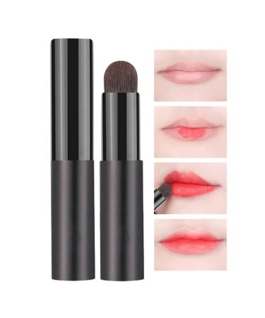 Yapetnck Lip Makeup Brush Lip Applicator Brush with Lid | Makeup Applicator Beauty Tool Portable Brush for Lip Gloss Eyeshadow Lip Cream