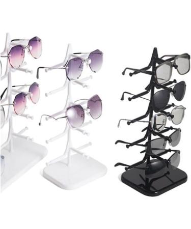 Multi-Layer Glasses Stand - Optical Glasses Holder & Display Rack for Sunglasses - White Counter Ornament - Buy Online on GoSupps.com
