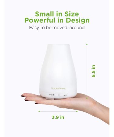 InnoGear Essential Oil Diffuser - Upgraded Aromatherapy Humidifier with 7 Colors, Auto Off & Cool Mist for Home & Office - Buy Online on GoSupps.com