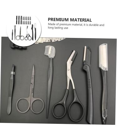 FRCOLOR Eyebrow Trimming Kit - Plastic Hair Remover Tool & Women's Razors for Face & Brow Grooming | International Shipping - Buy Online on GoSupps.com