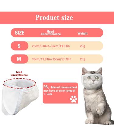 Adjustable Cat Muzzle for Bathing | Breathable Mesh & PVC Protection | Perfect Cat Care Accessory - Buy Online on GoSupps.com