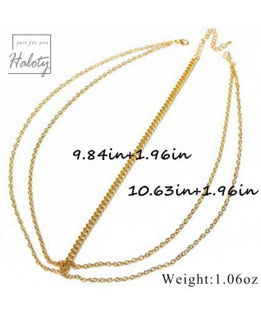 Haloty Gold Wedding Head Chain for Women & Girls | Gypsy Tassel Headband Jewelry - Buy Online on GoSupps.com