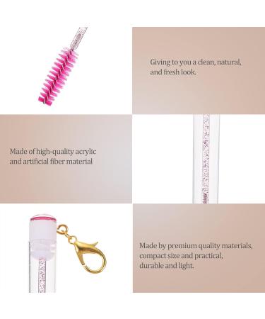 Beavorty 12 Pcs Tube Mascara Brush Lash Applicator Empty Mascara Tube Eyebrow Brush Tube Miss Mini Extend 11.2x1.1cmx3pcs Rosyx3pcs - Buy Online on GoSupps.com