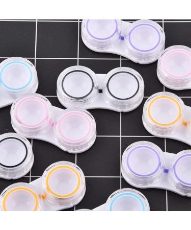 KISEER 15 Pack Clear Contact Lens Case Storage Kit - Cute Holder Container - Buy Online on GoSupps.com