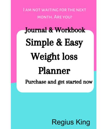 Simple & Easy Weight loss planner